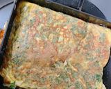 チヂミ風ヨモギの卵焼き作り方4写真