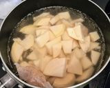 旬! たけのこワカメネギのお味噌汁作り方8写真