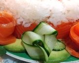 こいのぼりの押し寿司♥️作り方8写真