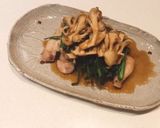 ニラと鶏肉きのこのあっさり煮作り方4写真