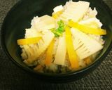 簡単‼シャキシャキたけのことアジのご飯♪作り方5写真