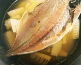 簡単‼シャキシャキたけのことアジのご飯♪作り方3写真