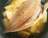 簡単‼シャキシャキたけのことアジのご飯♪作り方3写真