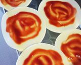 簡単❗餃子の皮deひとくちミックスピザ作り方2写真