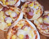 簡単❗餃子の皮deひとくちミックスピザ作り方6写真