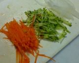 せんぎり野菜のマヨ玉子焼き作り方1写真