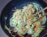 せんぎり野菜のマヨ玉子焼き作り方4写真