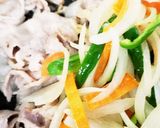 豚肉と新玉ねぎのしょうが焼き作り方3写真