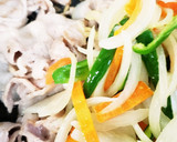 豚肉と新玉ねぎのしょうが焼き作り方3写真