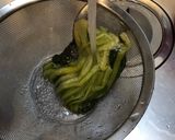 まな板いらず！野沢菜のツナコーン炒め作り方2写真