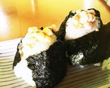 お寿司屋さんにあるコーンをおにぎりに！作り方3写真