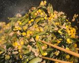 まな板いらず！野沢菜のツナコーン炒め作り方10写真