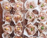 残った餃子焼売の種☆簡単レンジチャ−ハン作り方4写真
