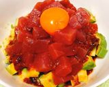 子供も食べれるサーモンとアボカドのユッケ作り方7写真