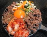 スキレットで熱々簡単ビビンバ作り方4写真