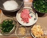 江戸菜と春雨の春巻き作り方1写真