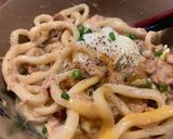 ハマる！＊ズボラクリームうどん＊作り方6写真