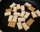 厚揚げとほうれん草のキムチーズ炒め作り方1写真