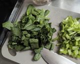 小松菜のお好み焼き作り方1写真