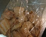 豚バラ漬け焼き温麺作り方4写真