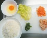 大葉が香る！エビのパラパラチャーハン作り方1写真
