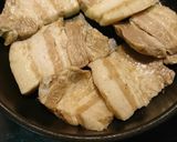 豚バラ漬け焼き温麺作り方6写真