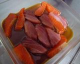 マグロとサーモンの漬け丼☆手抜き編作り方2写真