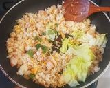 大葉が香る！エビのパラパラチャーハン作り方6写真