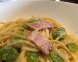 ☆絶品そら豆の本格クリームパスタ☆作り方8写真