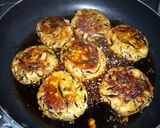 サッパリ♪ひじき＆レンコン豆腐ハンバーグ作り方5写真