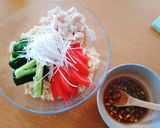 棒々鶏風ラーメンサラダ作り方7写真