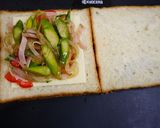 簡単！ホットサンド☆ガパオサンド作り方2写真