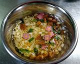 お椀で食べるどん兵衛で和風炒飯作り方4写真