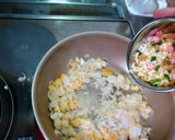 お椀で食べるどん兵衛で和風炒飯作り方7写真