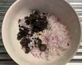 サバ缶のオリーブ・オニオン・トマトソース作り方4写真