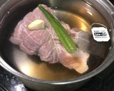 紅茶風味のゆで豚作り方1写真