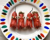 簡単 キャラ弁 おかず たこ星人作り方21写真