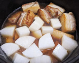 醤油漬けの残り汁を活用！大根と豚の角煮作り方4写真