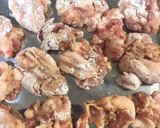 サク旨簡単☘️豚の唐揚げ生姜焼き風作り方2写真