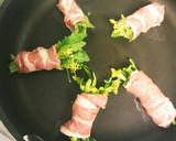 簡単‼美味しい‼のらぼう菜の肉巻き♪作り方3写真