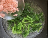釜揚げ桜えびとなばなのスープひやむぎ作り方6写真
