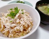 鶏出汁でシンプル炊き込みごはん♡️️️️作り方7写真