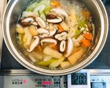 具沢山味噌汁・根菜きのこの味噌汁作り方3写真