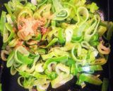 捨てずに簡単！長ネギ青い部分の中華炒め作り方4写真