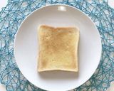 ★納豆とチーズのオープントースト作り方1写真
