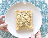 ★納豆とチーズのオープントースト作り方4写真