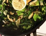 筍と菜花、春キャベツのスパゲティー作り方3写真