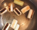 材料は長ネギだけのスープ作り方3写真