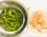 絶品・海老と枝豆のあんかけ豆腐作り方1写真