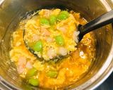 絶品・海老と枝豆のあんかけ豆腐作り方9写真